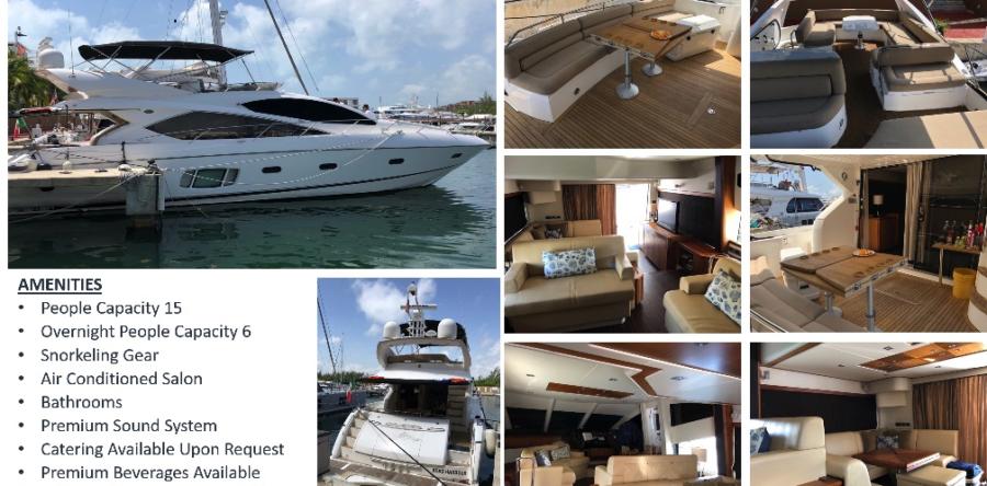 64’ Sunseeker Manhattan Luxury Yacht