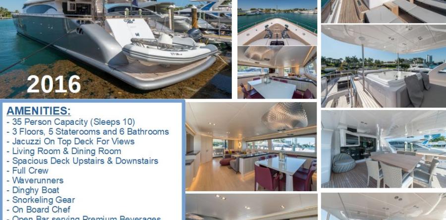 100’ Maiora Luxury Mega Yacht