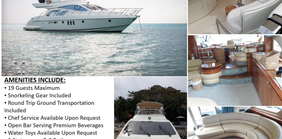 55’ Azimut With Flybridge Luxury Yacht