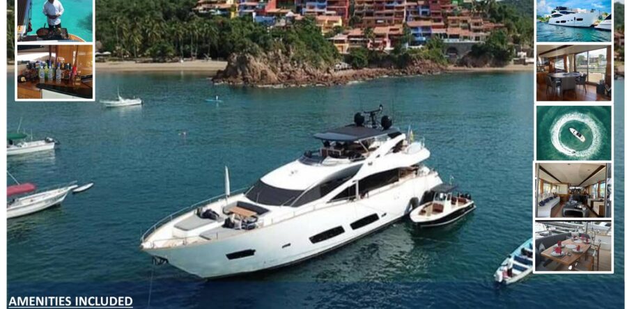 100′ SUNSEEKER MANHATTAN LUXURY MEGA YACHT