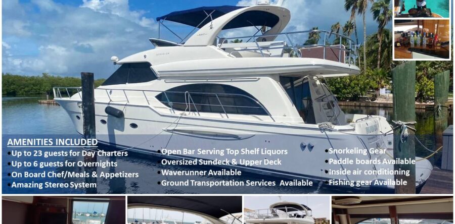 59′ Meridian With Flybridge Luxury Yacht