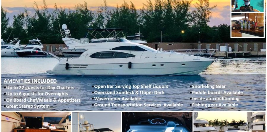 59’ Azimut With Flybridge Luxury Yacht